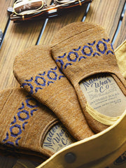 【2足セット】ナバホジオメトリックインビジブルソックス