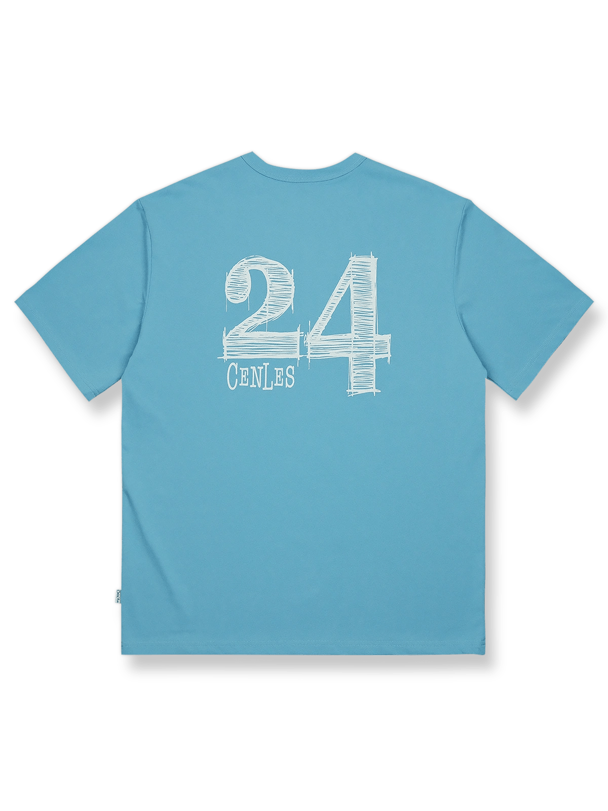 "No.24"レトロスポーツ半袖Tシャツの正面全体図、5色を展示