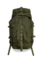 高強度ナイロン素材の登山用バックパック。30×52×16cm大容量、調整ベルトとドローストリング開閉で機能性を高めたデザイン。