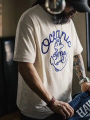 オーシャンアイアン刺繍Tシャツ