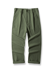 OG-107オリーブグリーンサテンワークパンツ