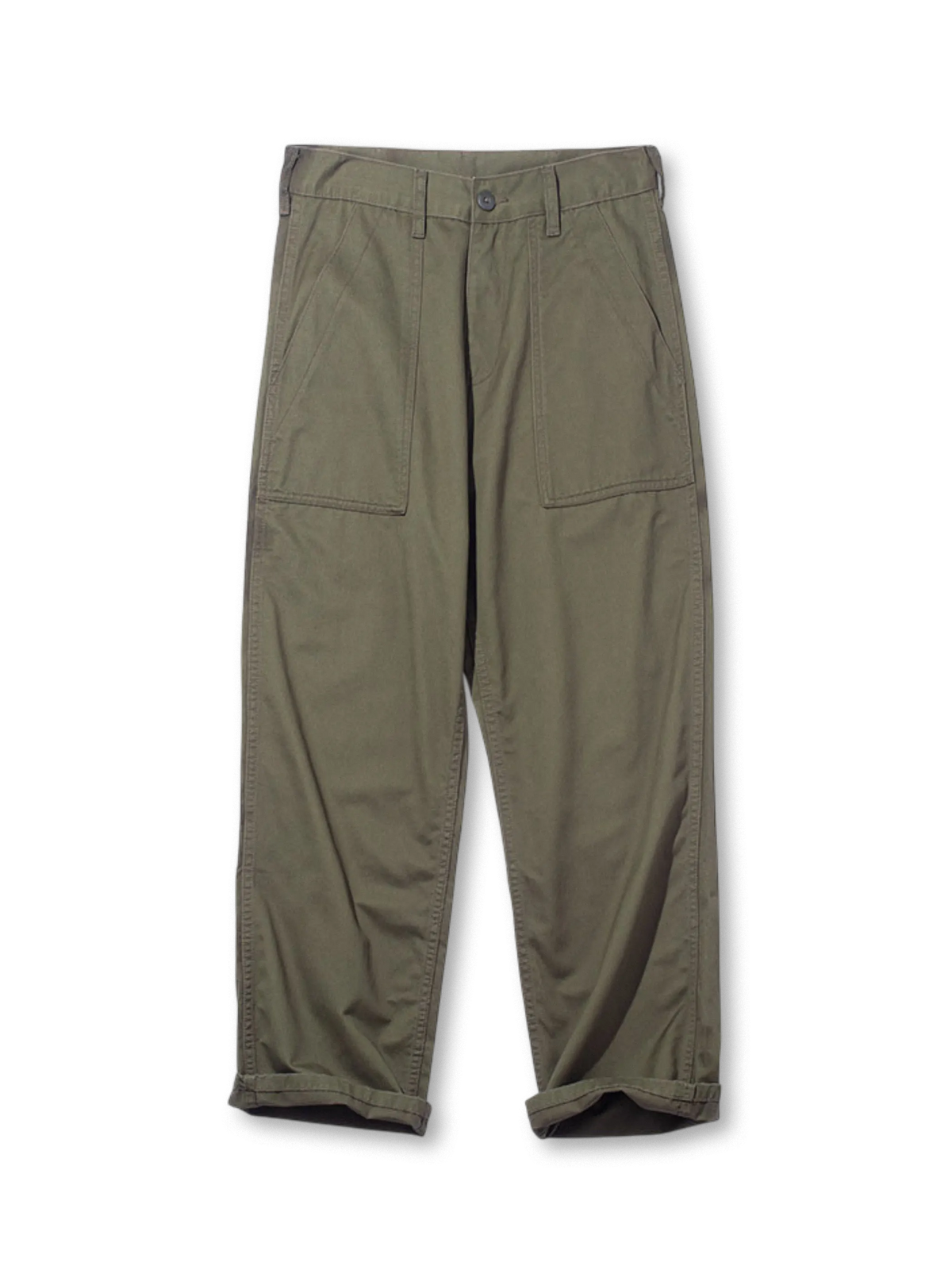 1960年代米軍作業着を再現した耐久性と快適さを兼ね備えたベイカーパンツ。