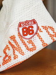 オリーブグリッド メッシュフットボールTEE