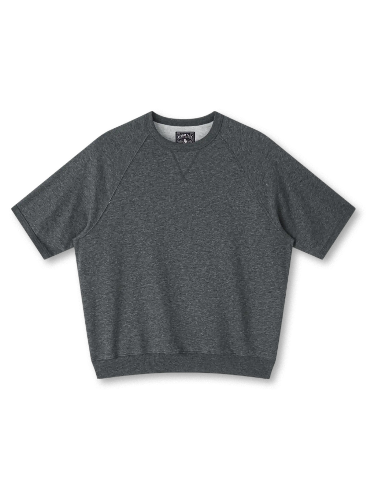 290gロングステープルコットンスラブループバック ラグランスリーブTシャツ
