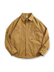 耐摩耗性素材とチェック柄が特徴のアウトドアワークシャツ。