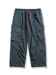 耐久性・防風性に優れた裏起毛加工付きナイロン素材のカーゴパンツ、4色展開