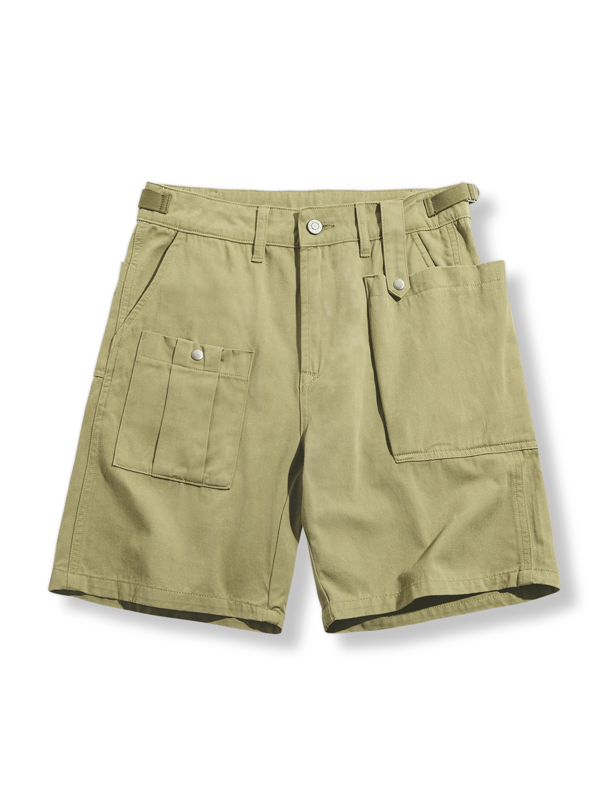 ビッグポケット付きのミリタリーデザインP37カーゴショーツ