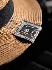 パナマ編み ボーターハット コンバーチブル