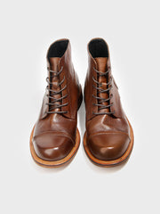 トップ牛革レザー ショートブーツ