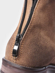 ハイカット スエード牛革ブーツ