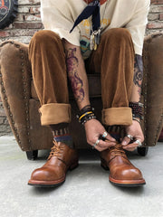 ワックスレザー  ブーツ