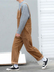 ストレート コーデュロイオーバーオール