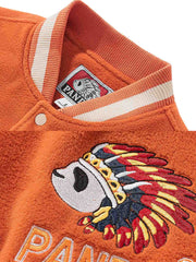 インディアンパンダ刺繍 ベースボールジャケット