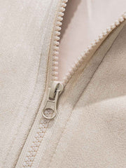 パッチワーク刺繍 立ち襟ジャケット