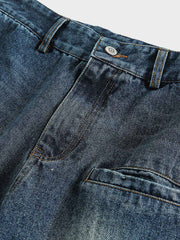 ルーズカット デニムパンツ