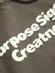 英字プリントスウェット