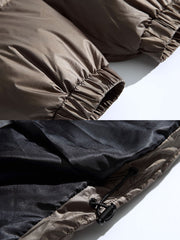 艶あり ホワイトダックダウン 立襟ジャケット