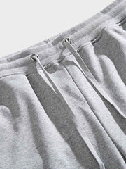 無地3色 裾絞りスウェットパンツ