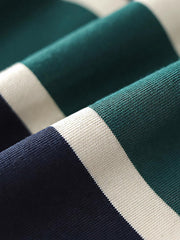 3本針 ストライプ Tシャツ