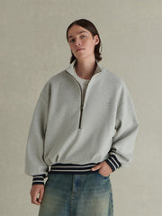 450G ハーフジップ POLOスウェット