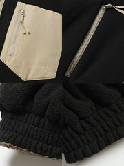 リバーシブル仕様 フリース ジャケット