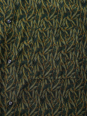 熱帯植物柄 リラック スシャツ