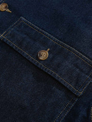 フード付き デニムジャケット