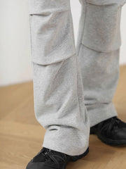 パラシューターダブルプリーツスウェットパンツ