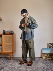 グラデーション ストライプシャツ