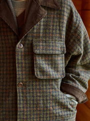 キルティング ハンティングコート