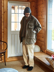 キルティング ハンティングコート