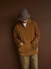 コットンタオル 丸襟 プルオーバー