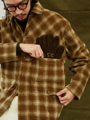 マルチポケット チェック柄 ジャケット