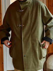 フライトボタン テクスチャードコート