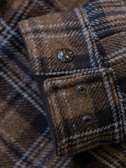 ウール混 チェックジャケット
