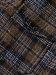ウール混 チェックジャケット