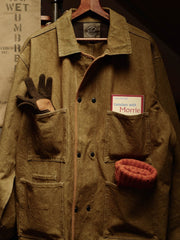 ダブルブレスト デニム ジャケット