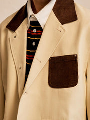 2WAYコーデュロイ襟 ワークジャケット