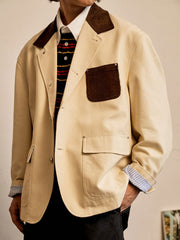 2WAYコーデュロイ襟 ワークジャケット