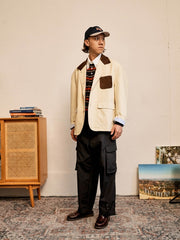 2WAYコーデュロイ襟 ワークジャケット