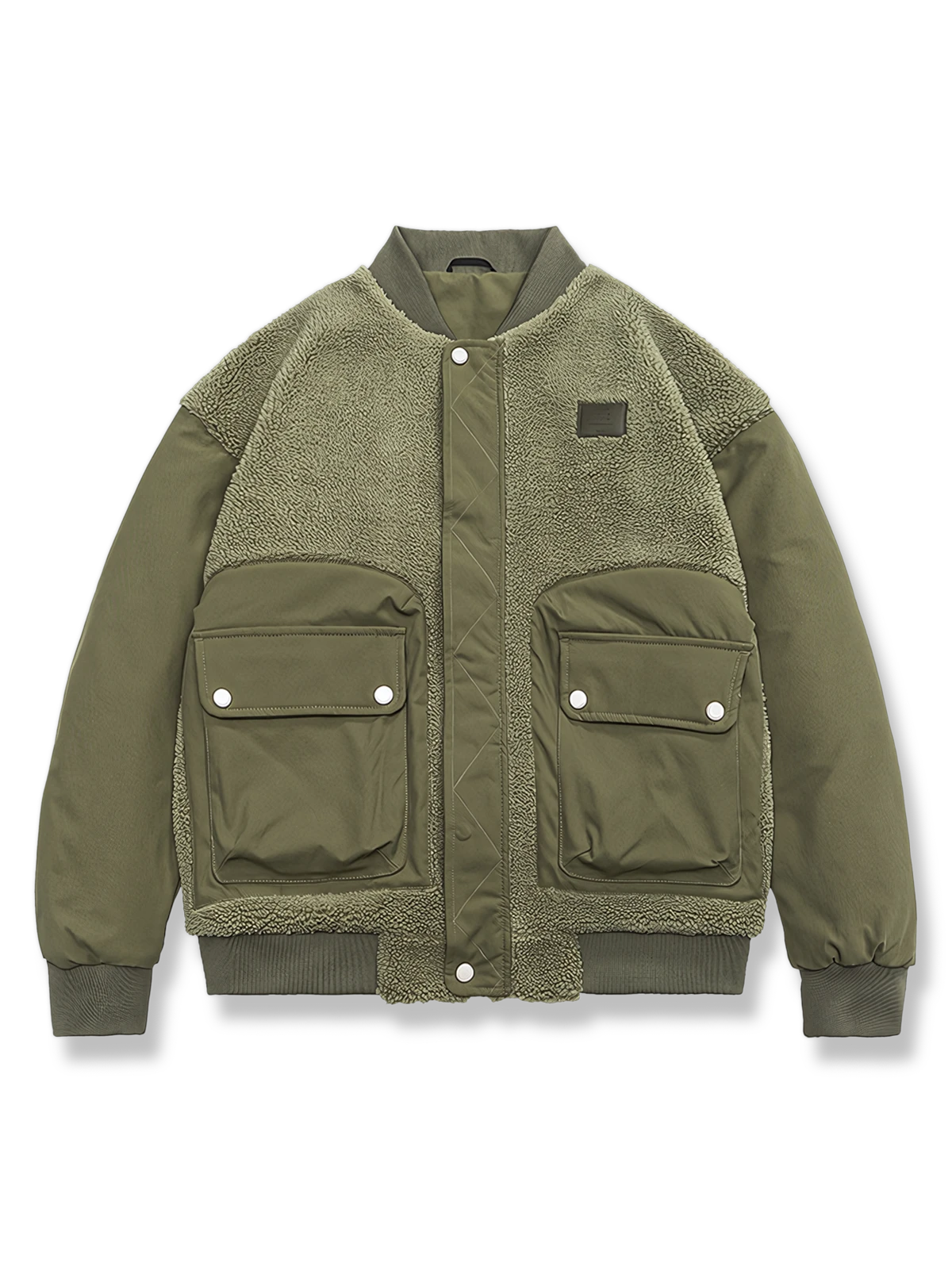 パッチポケット付き中綿ジャケットの製品イメージ