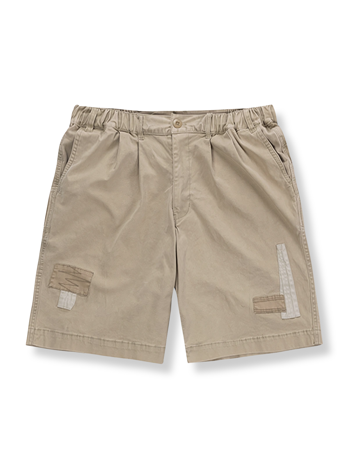 パッチワークスタイルワークショーツ。