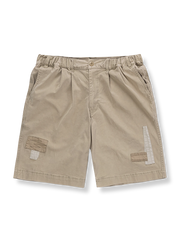 パッチワークスタイルワークショーツ。