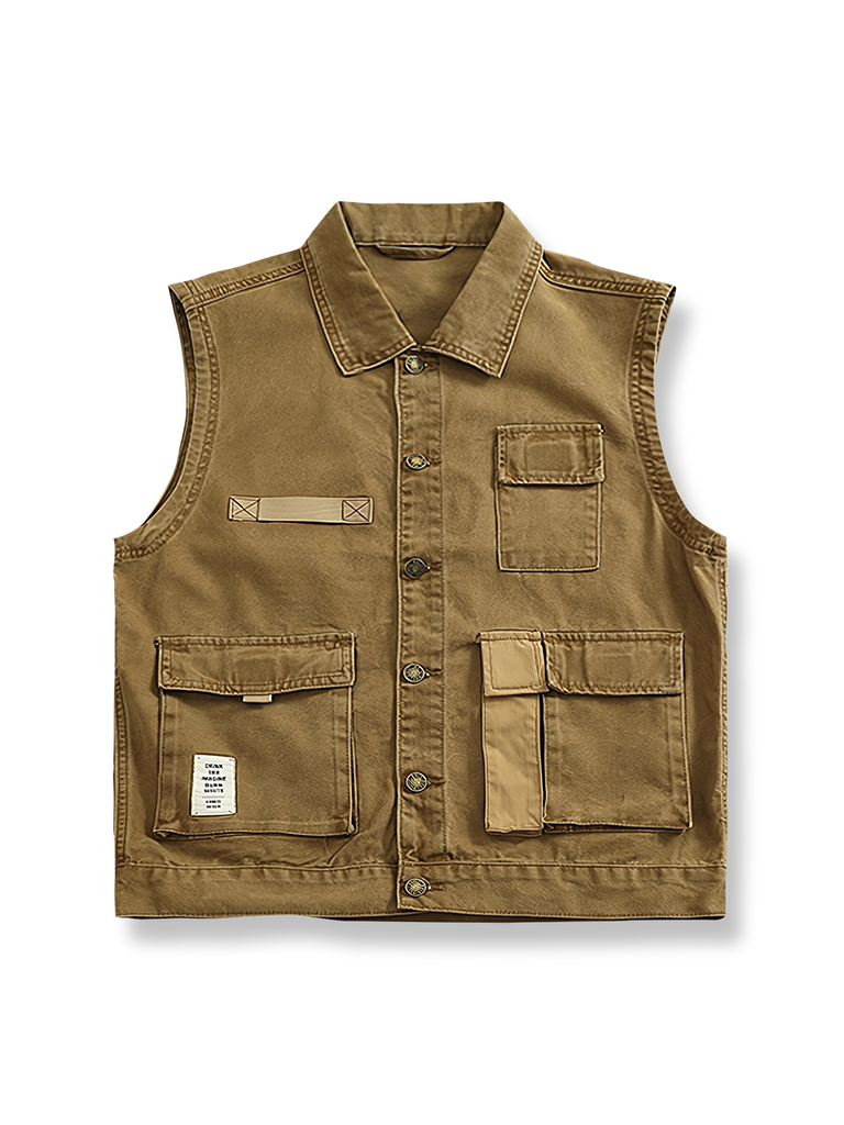 パッチワーク ベスト -PESSOA CLUB