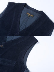 コーデュロイワークスタイルベスト