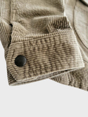 カーキマルチポケット コーデュロイジャケット