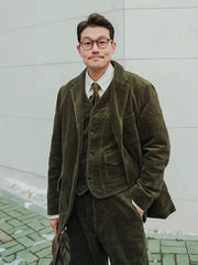 コーデュロイ コットンスーツジャケット