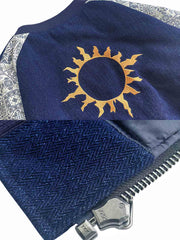 インディゴ染め パッチワークジャケット