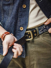 キルトレザーベルト