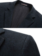 クラシック深紺ストレッチビジネスカジュアルスーツジャケット